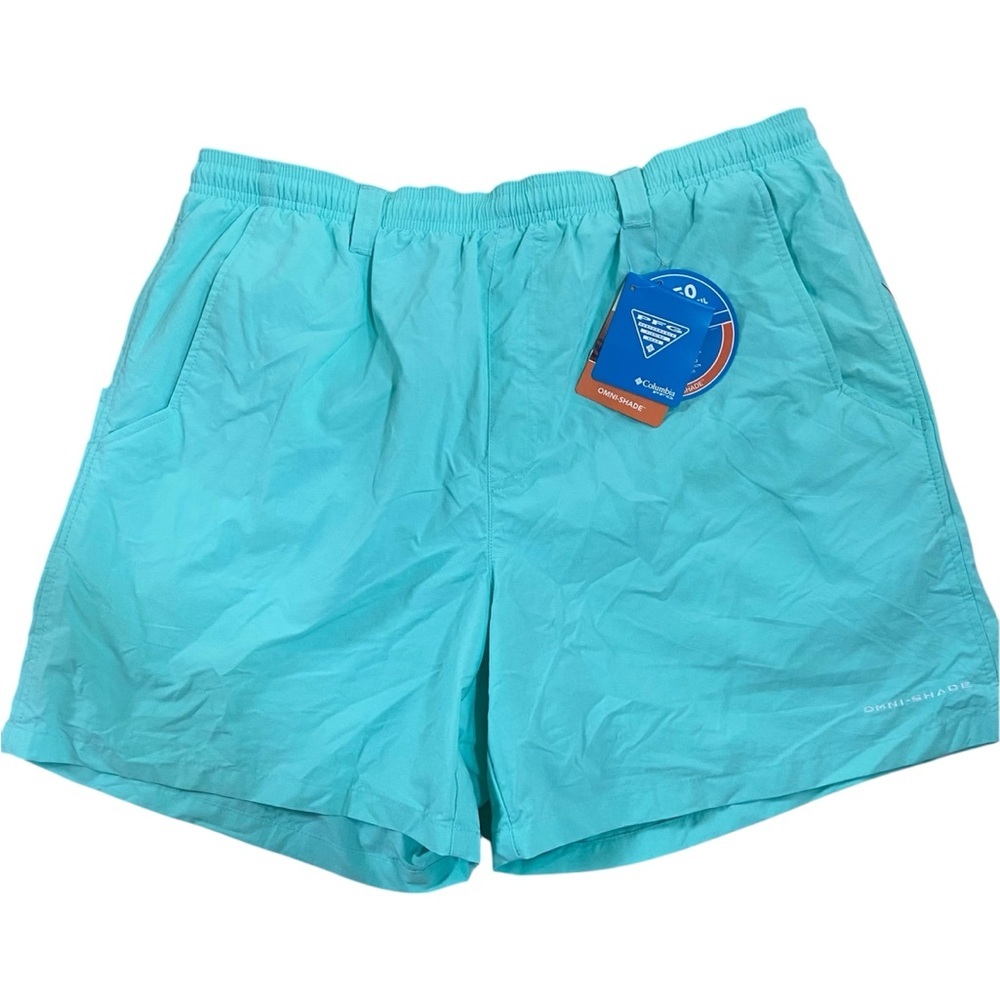 Columbia Men's Turquoise Swim Shorts swim trunks size large NEW WITH TAGS